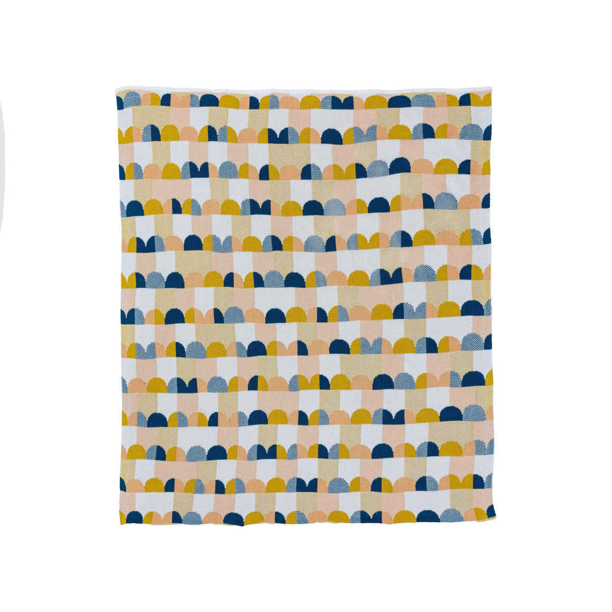 Poly Palm Springs - Indoor | Outdoor Sustainable Knit Mid-Century Modern, Modern Throw Blanket