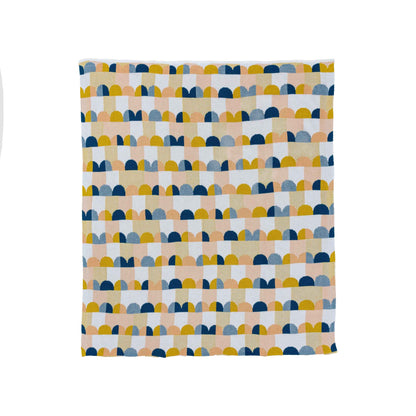 Poly Palm Springs - Indoor | Outdoor Sustainable Knit Mid-Century Modern, Modern Throw Blanket