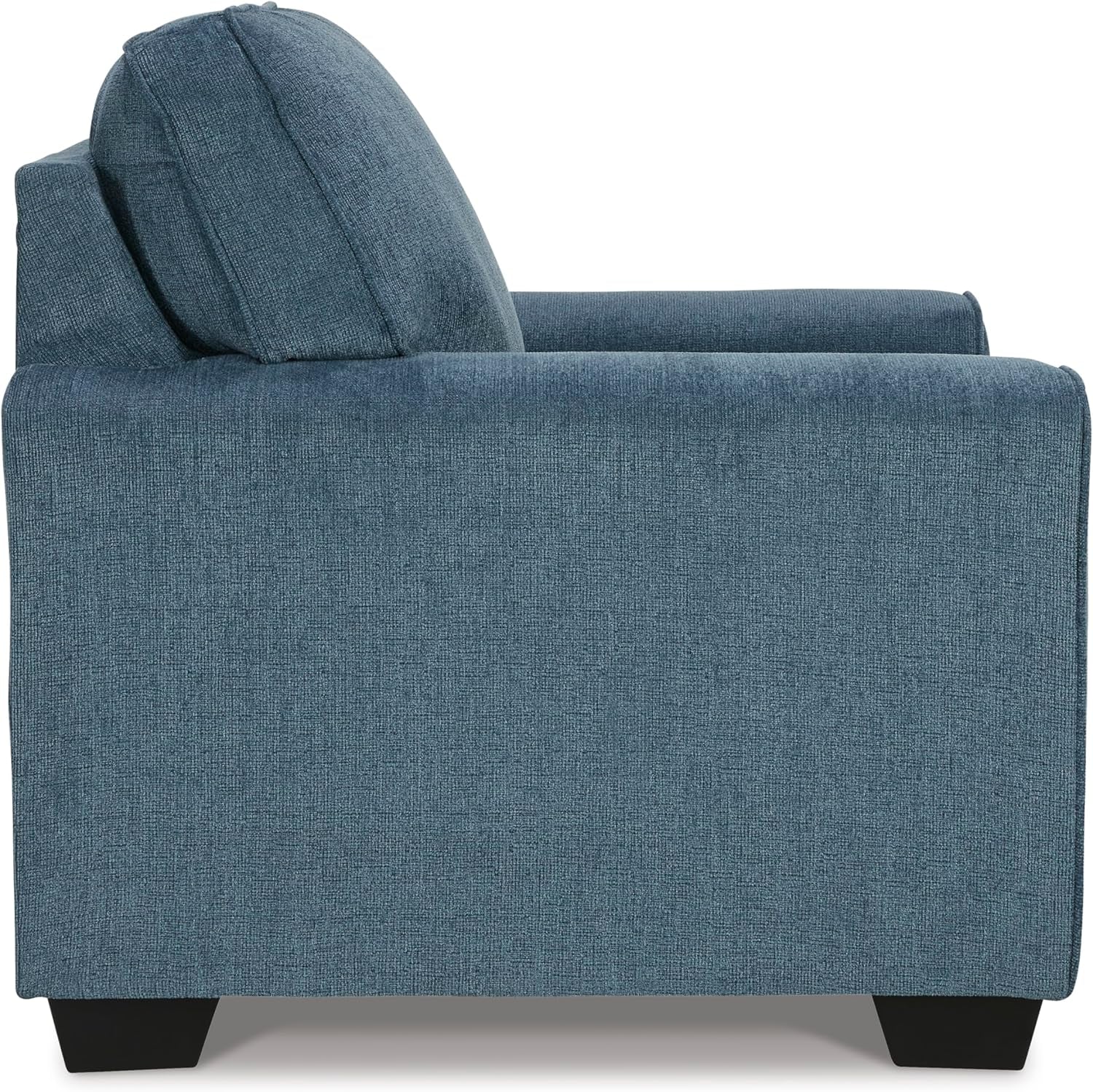 Upholstered Accent Chair In Sky Blue