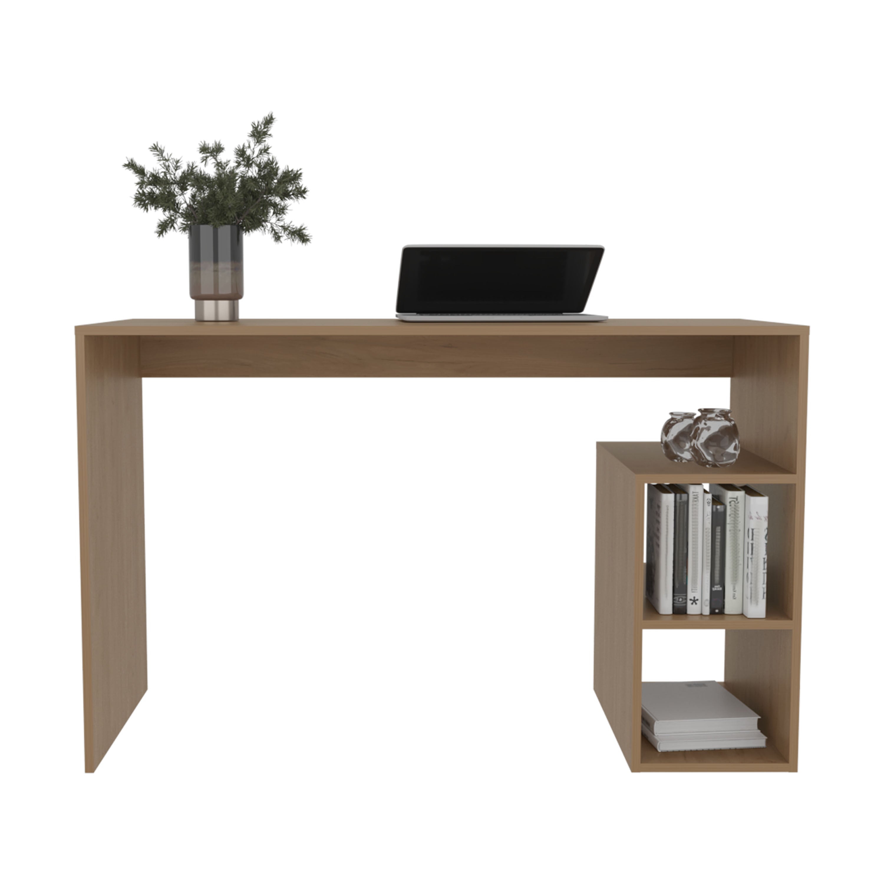 Solid Oak Office Desk - Natural