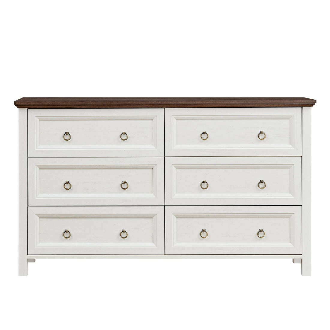 Farmhouse 6 Drawer Dresser
