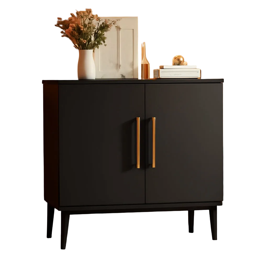 Black Storage Cabinet