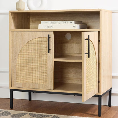 Rattan Sideboard Buffet Cabinet