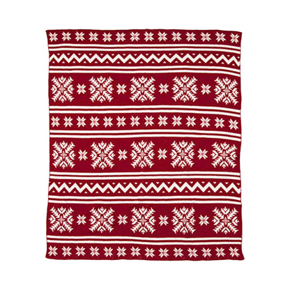 Fair Isle - Cotton Sustainable Knit Throw Blanket