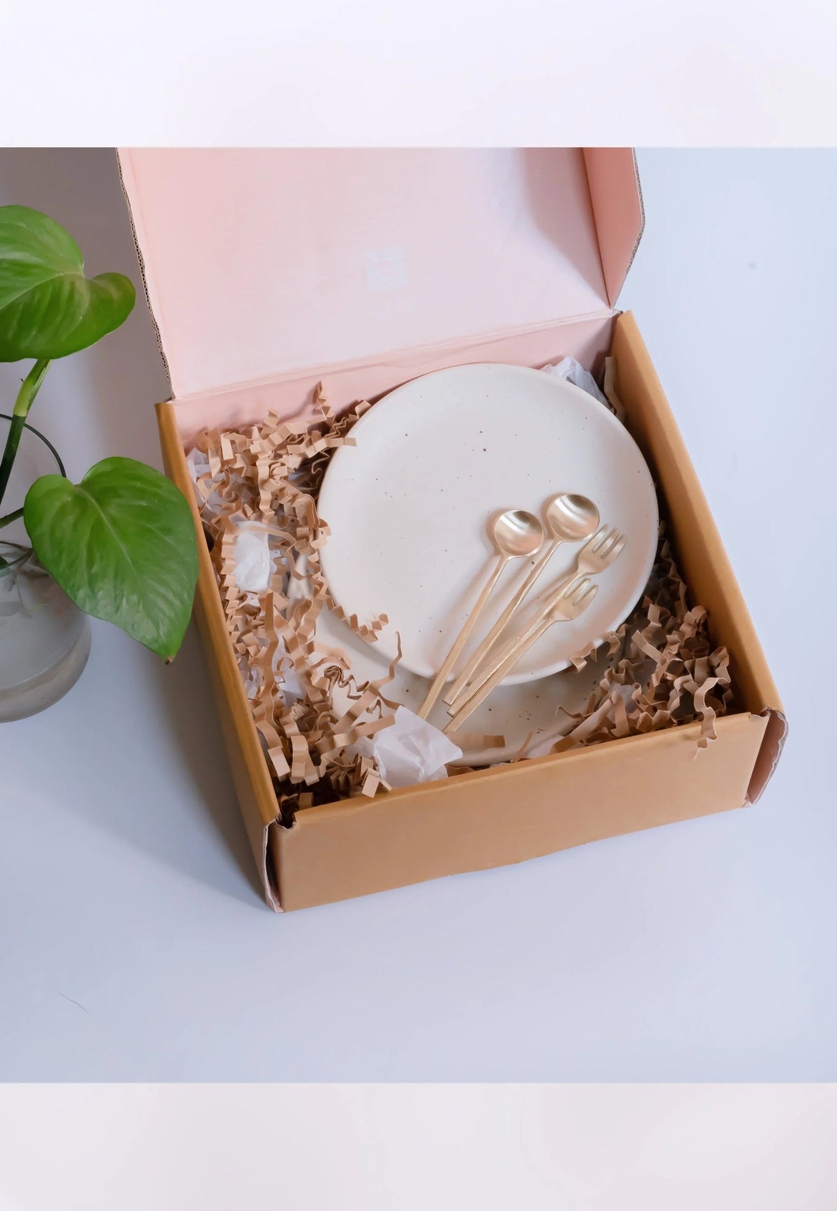 Wabi Brass Dessert Spoons - Set of 4
