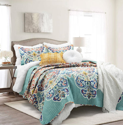 Boho Chic Reversible Quilt Sets - 2 Colors