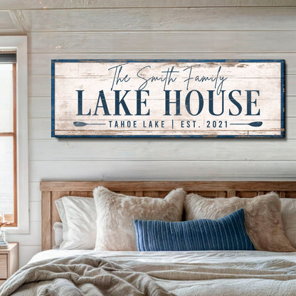 Personalized Lake House Sign