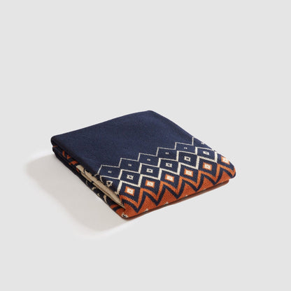 Vintage Icelandic - Cotton Sustainable Knit Throw Blanket