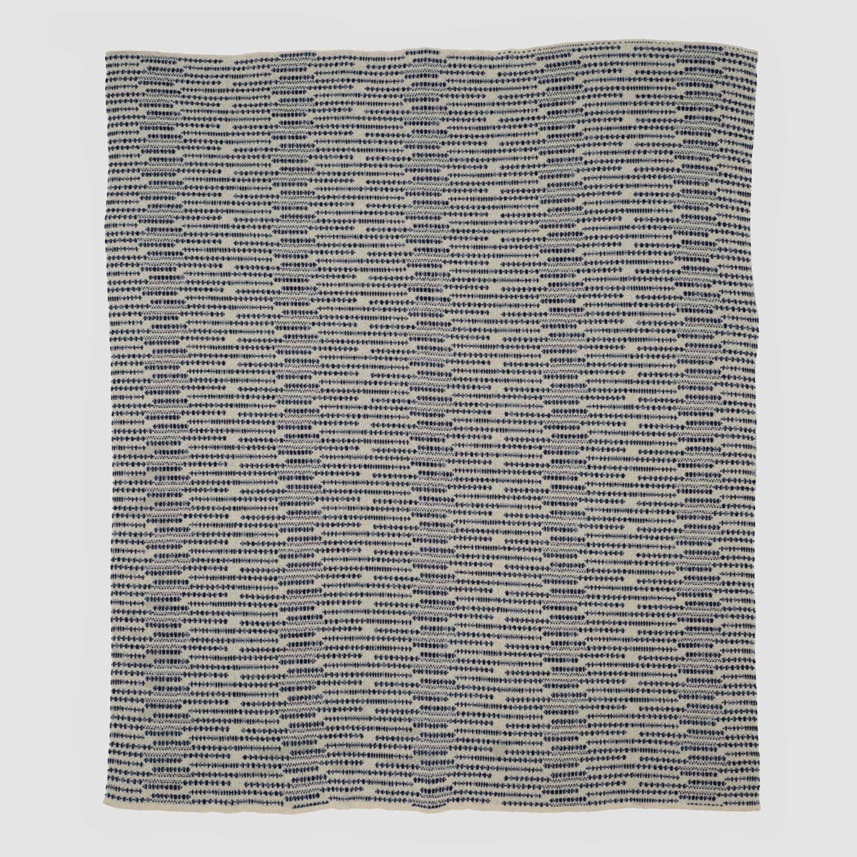Sand Stone - Cotton Sustainable Knit Striped Throw Blanket