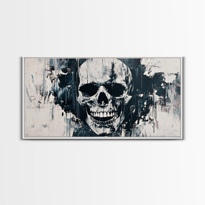 Gothic Skull Art Canvas Print