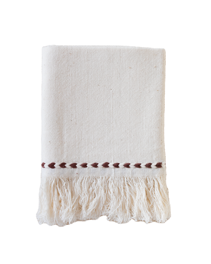 Chocolate Braid Detail Napkin | Set of 2