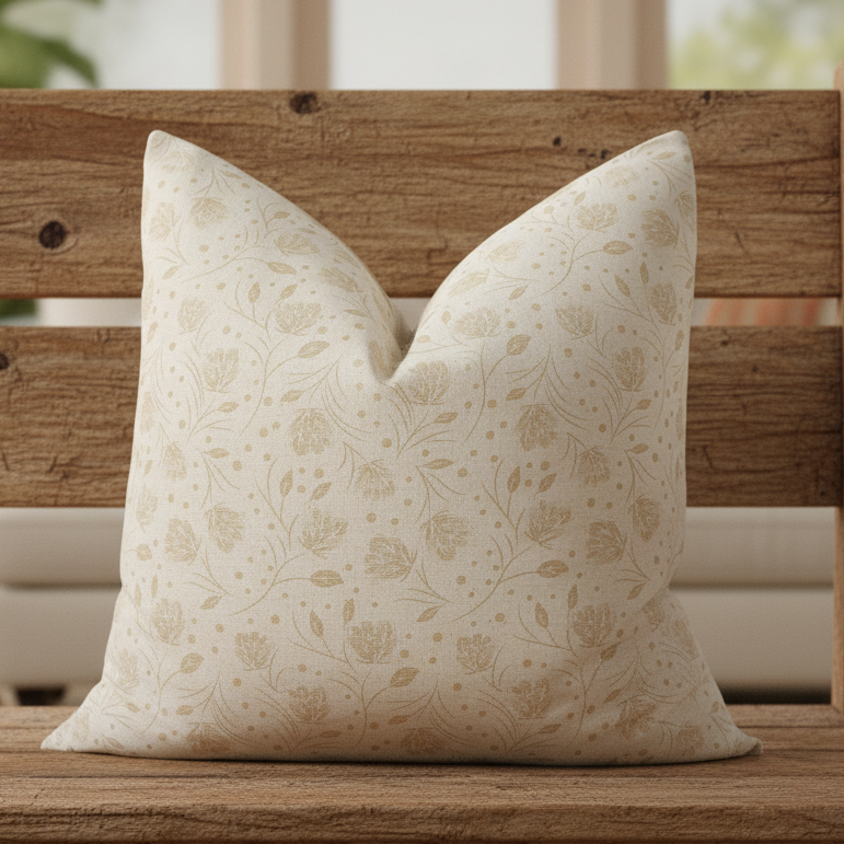 Grace Linen Pillow Cover