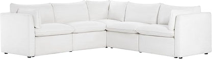 CHITA Down Filled Modular Sectional in Cream