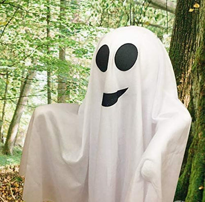 4 Pack Halloween Hanging Ghosts - 27.5 inch