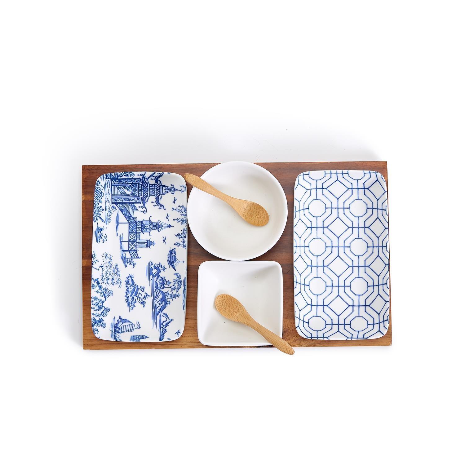 Chinoiserie Tapas 7 Piece Serving Set
