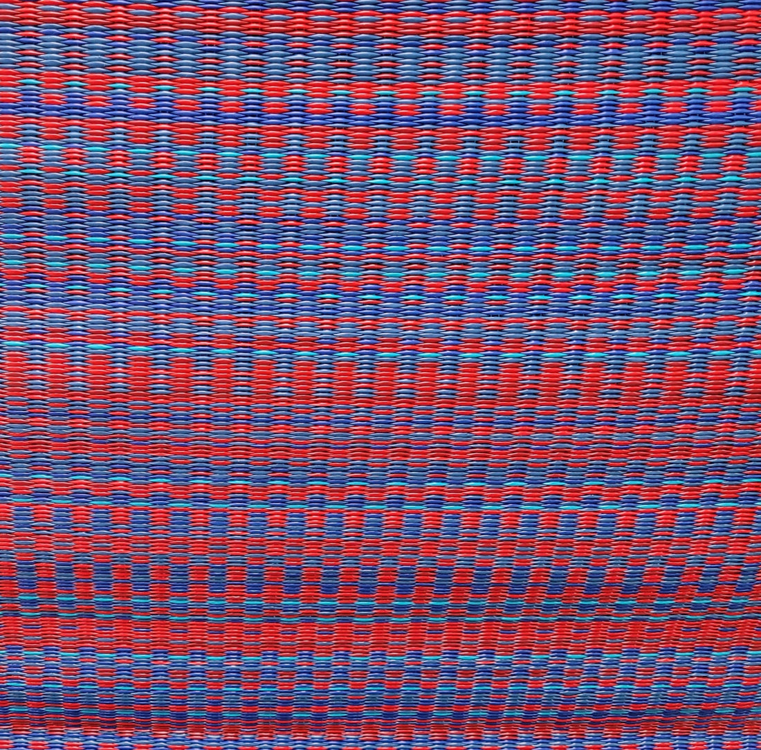Mixed Indigo Plum Reversible Outdoor Mat