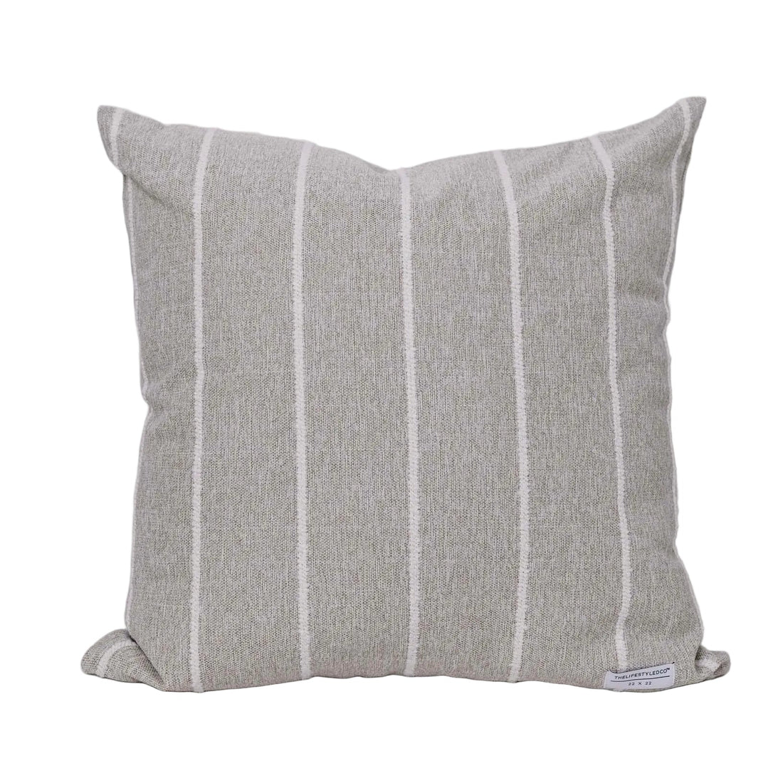 Jolie Textured Slub Stripe Pillow - 3 Sizes