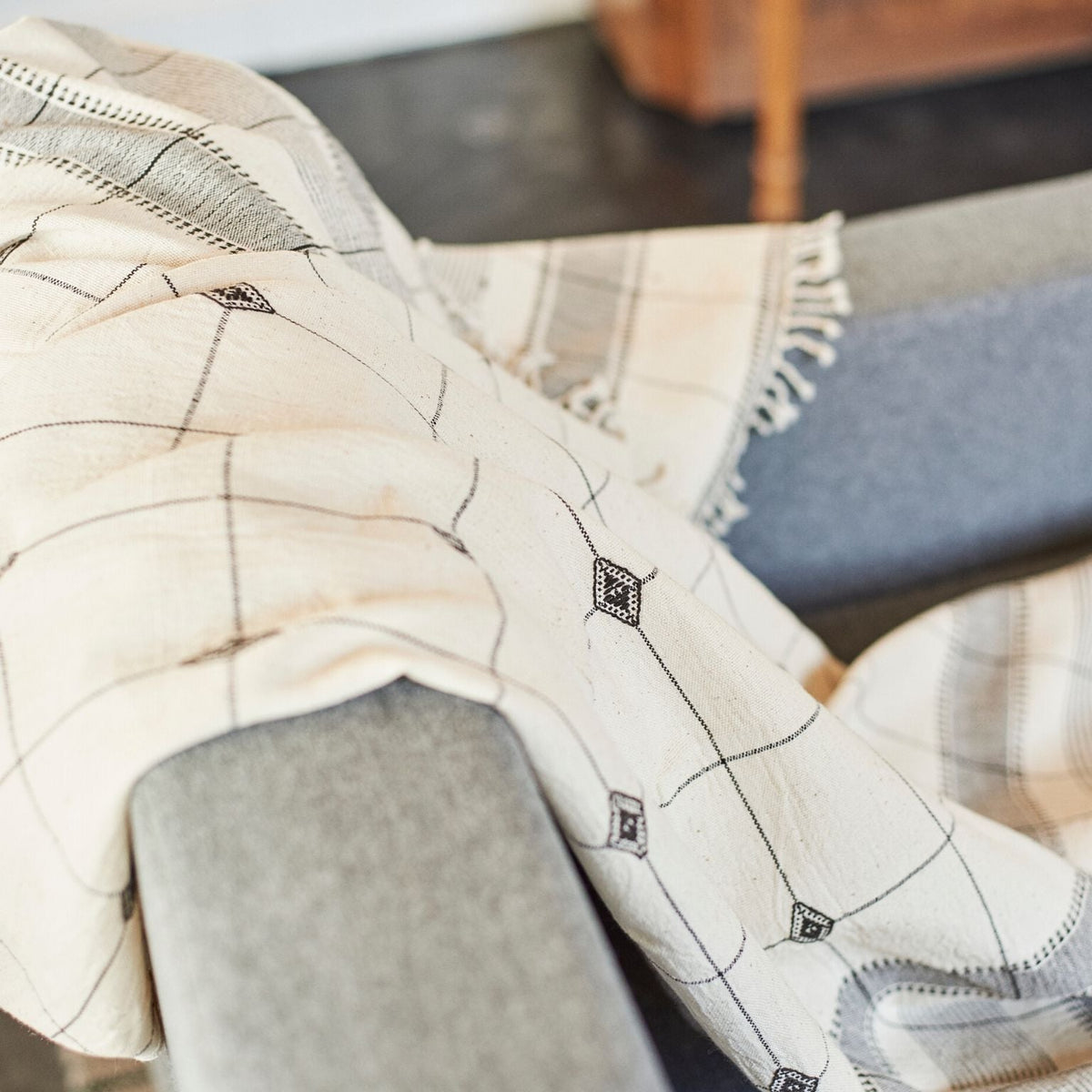 Handwoven Organic Cotton Bedspread - King Size