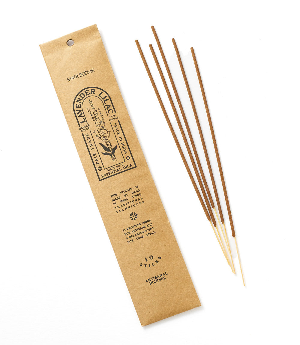 Lavender Lilac Incense - 10 Sticks (low smoke)