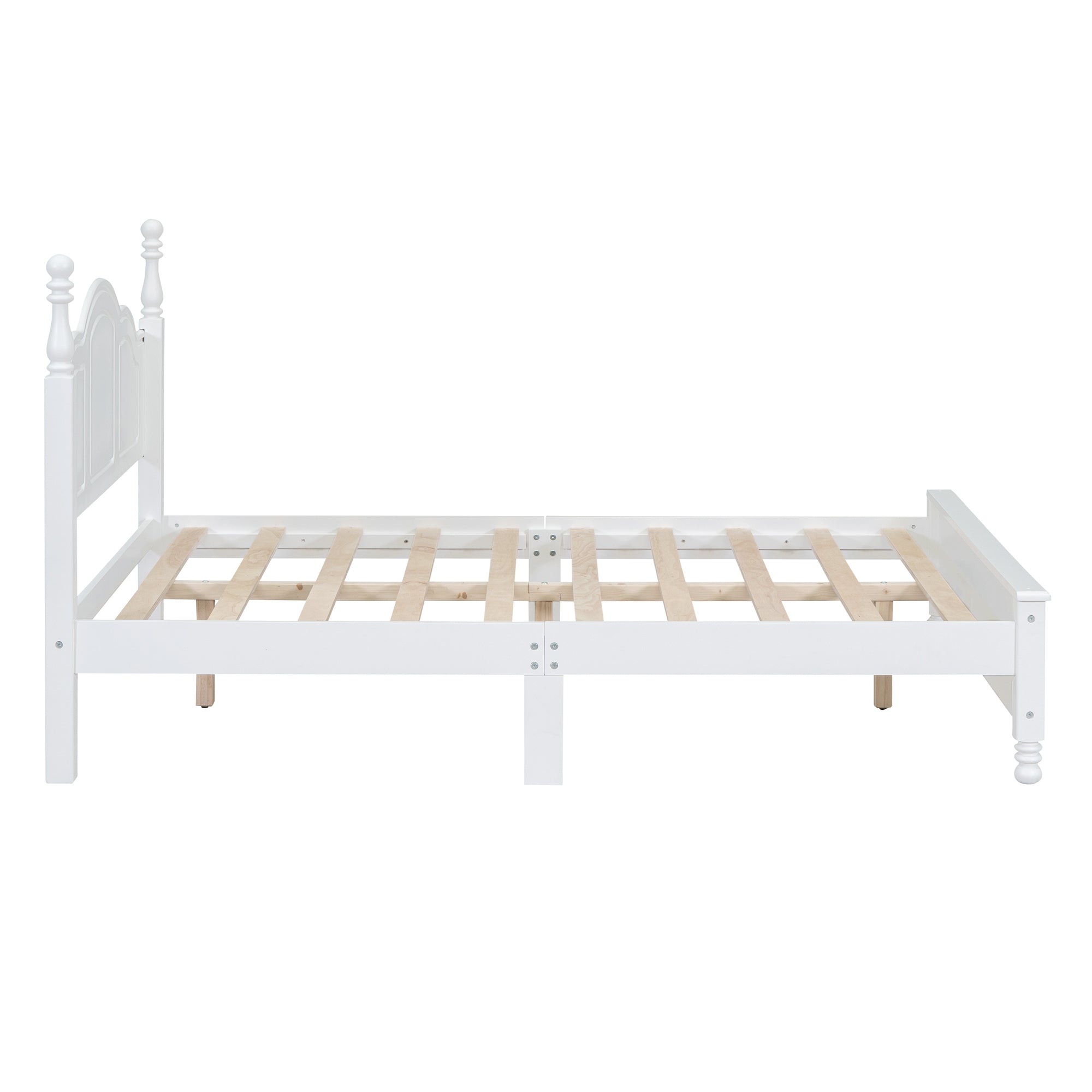 Full Size Farmhouse Bed Frame in White