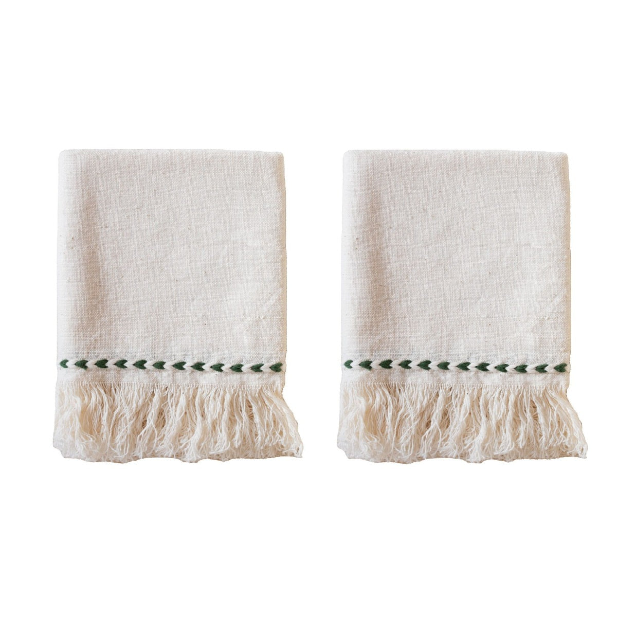 Olive Braid Detail Napkin | Set of 2