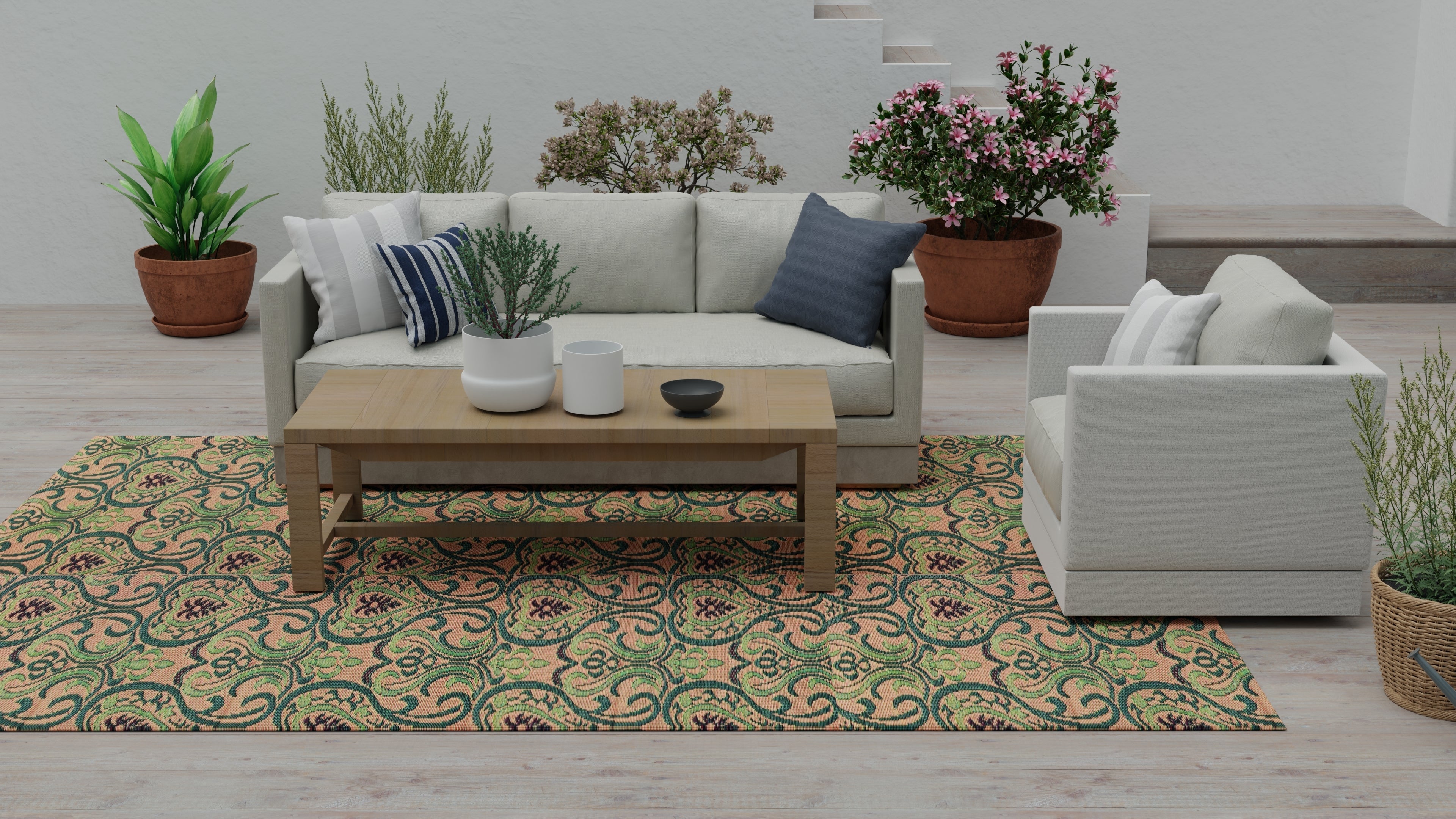 Oasis Green Outdoor Mat