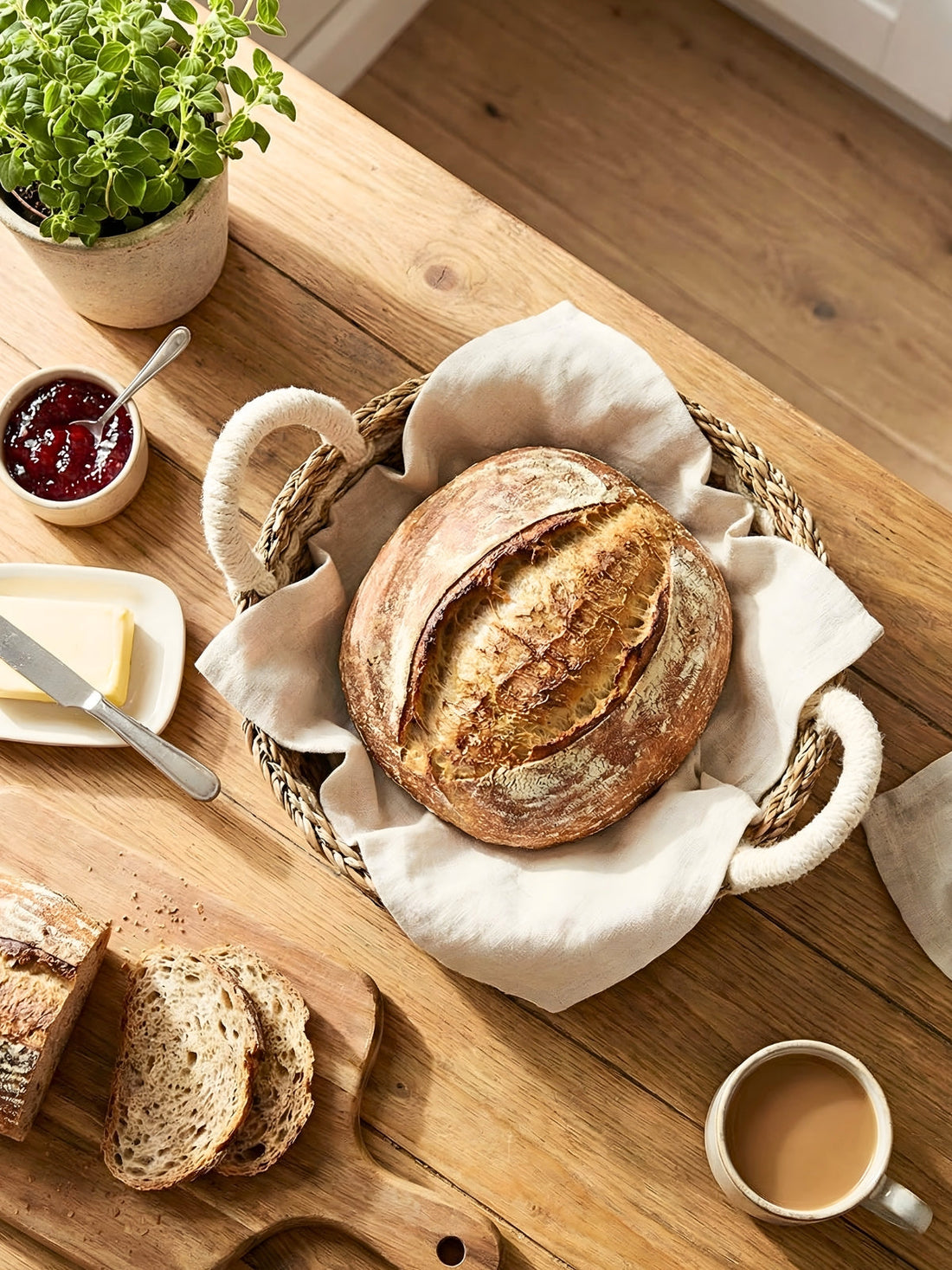 Savar Round Bread Basket