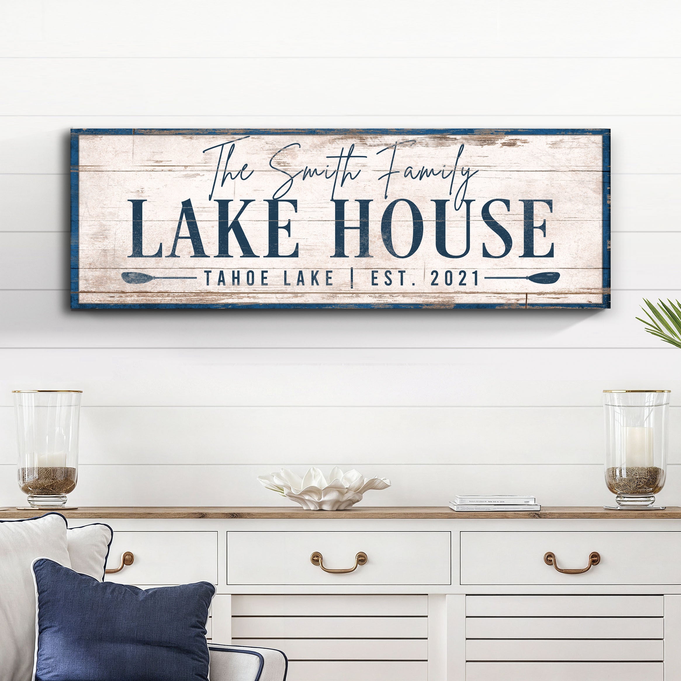 Personalized Lake House Sign