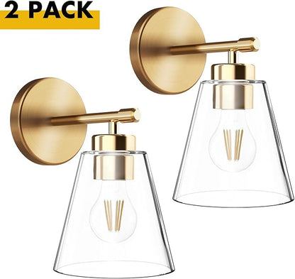 Hamilyeah Gold Wall Sconces - Set of 2