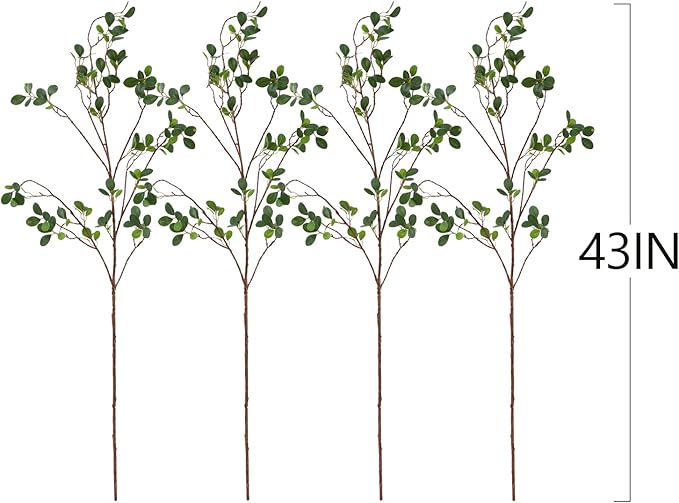 Artificial Eucalyptus Stems - 43 Inch