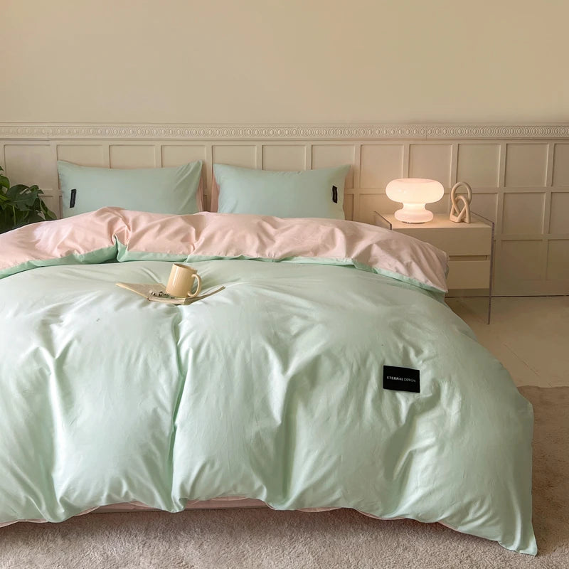 2-Toned Reversible Bedding Sets - Multiple Colors and Sizes