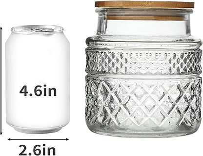 Glass Storage Jar with Bamboo Lid - 38oz