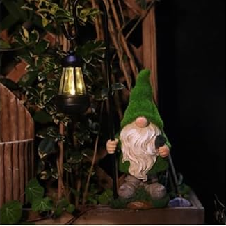 Solar LED Garden Gnome Lantern