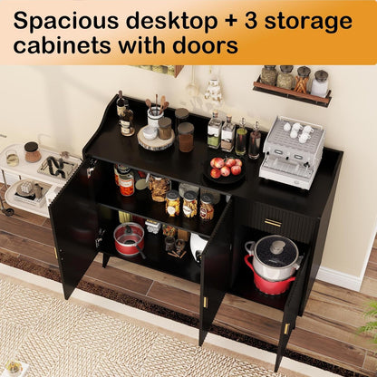 Black Sideboard Cabinet