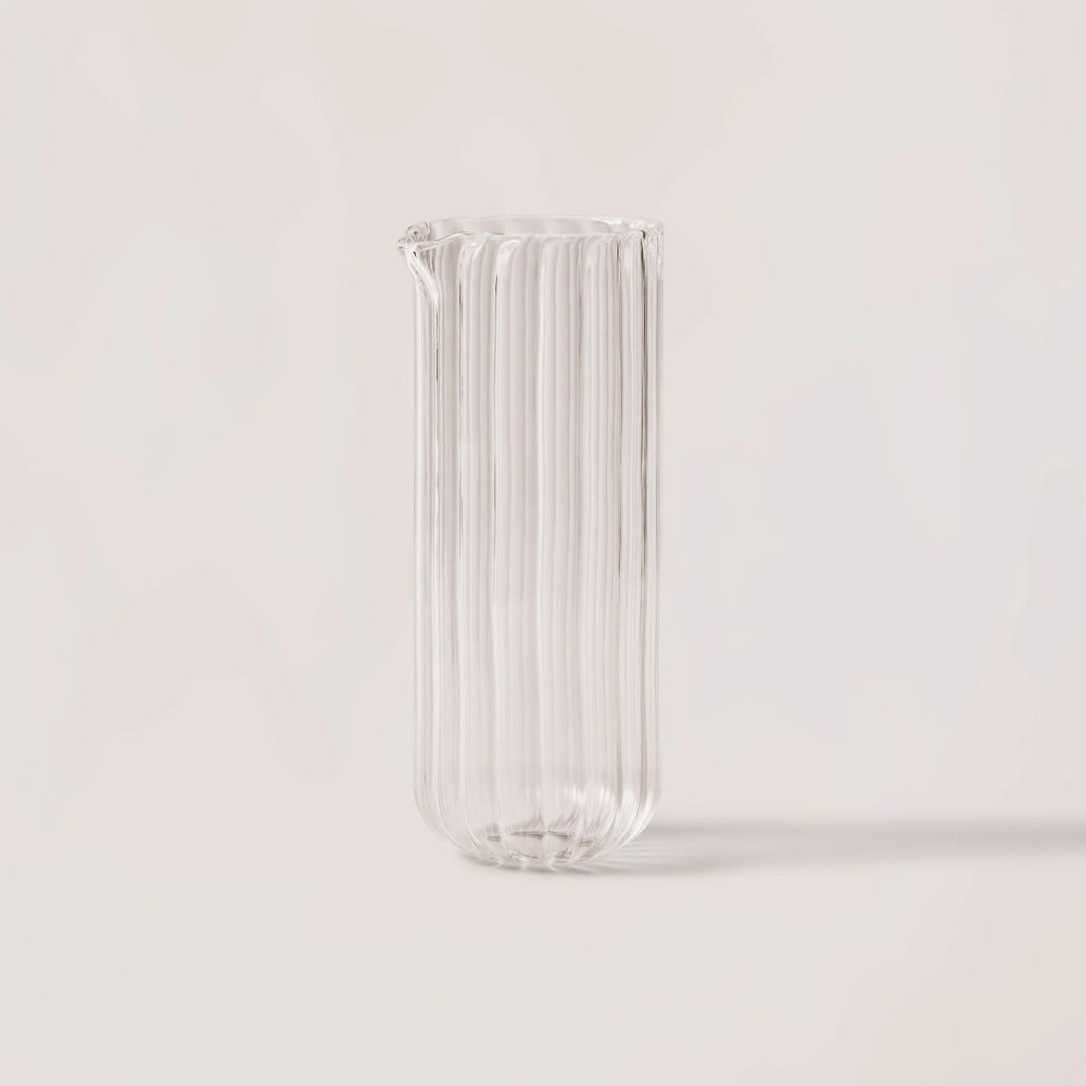 Kira Mouth-Blown Glass Pitcher