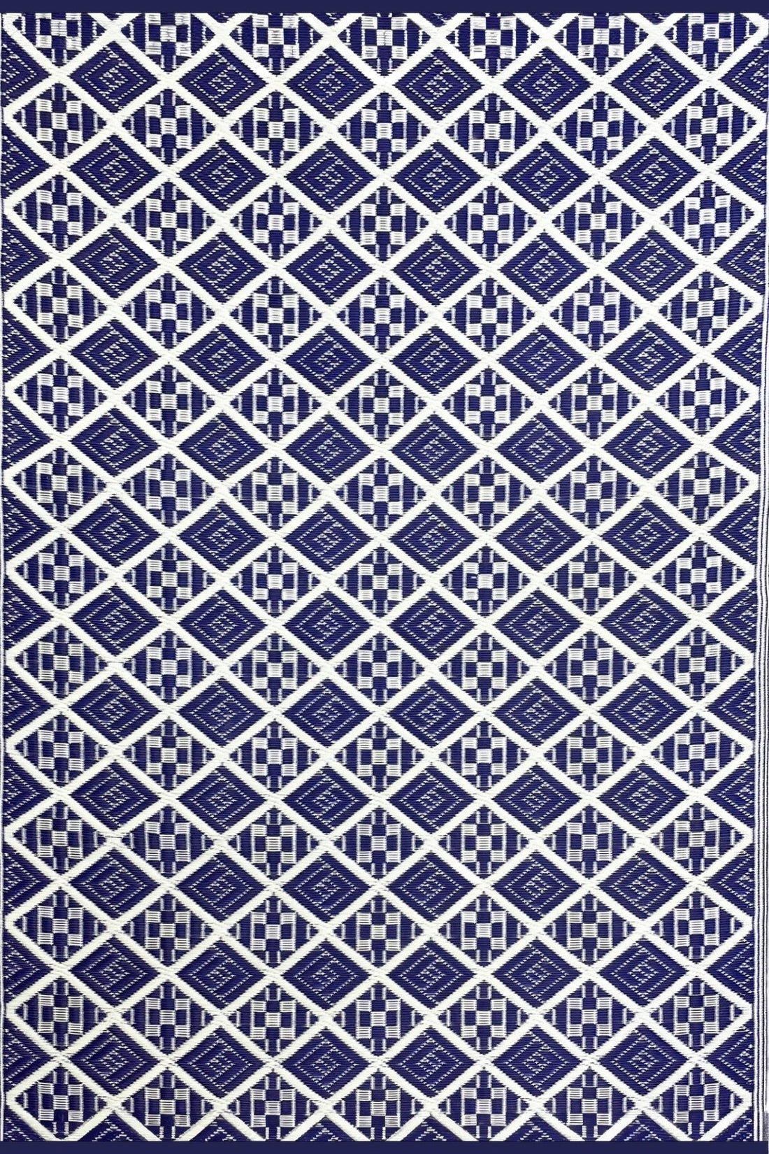 Scotch Blue &amp; White Outdoor Mat