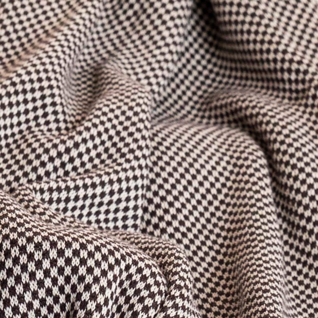Checkered - Cotton Sustainable Knit Geometric Throw Blanket
