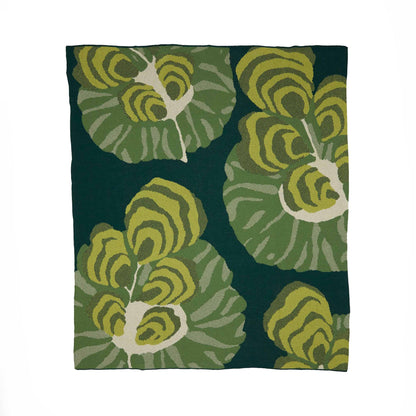 Floréal 7 by E.A. Seguy - Cotton Sustainable Knit Floral Throw Blanket