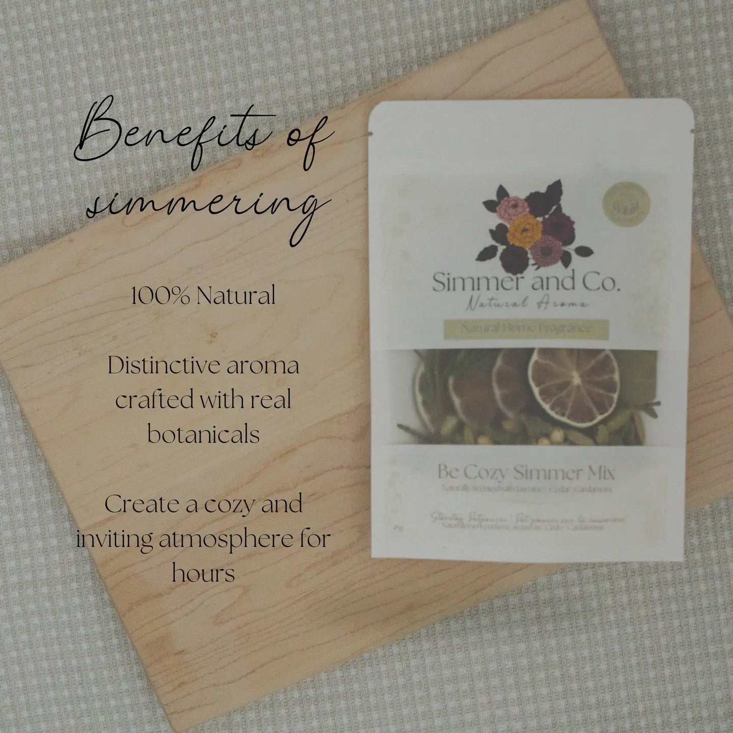 Be Cozy Autumn Simmer Mix | Natural Stovetop Potpourri
