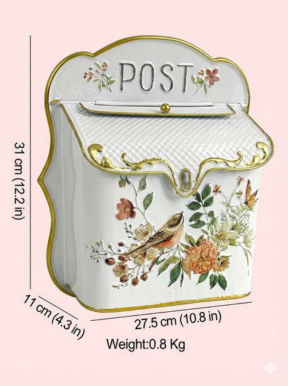 Vintage Farmhouse Wall Mounted Mailboxes - 6 Styles