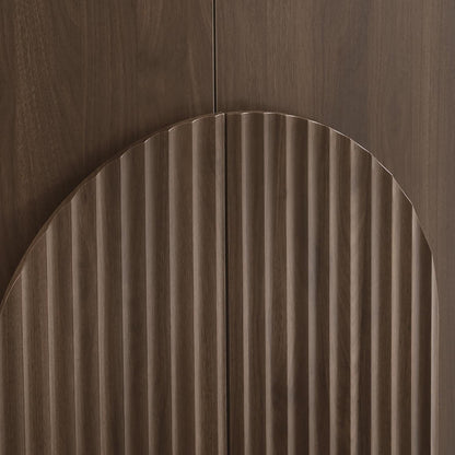 Walnut Sideboard Buffet Cabinet
