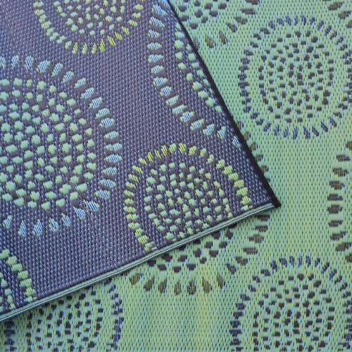 Molly Navy &amp; Aqua Outdoor Mat