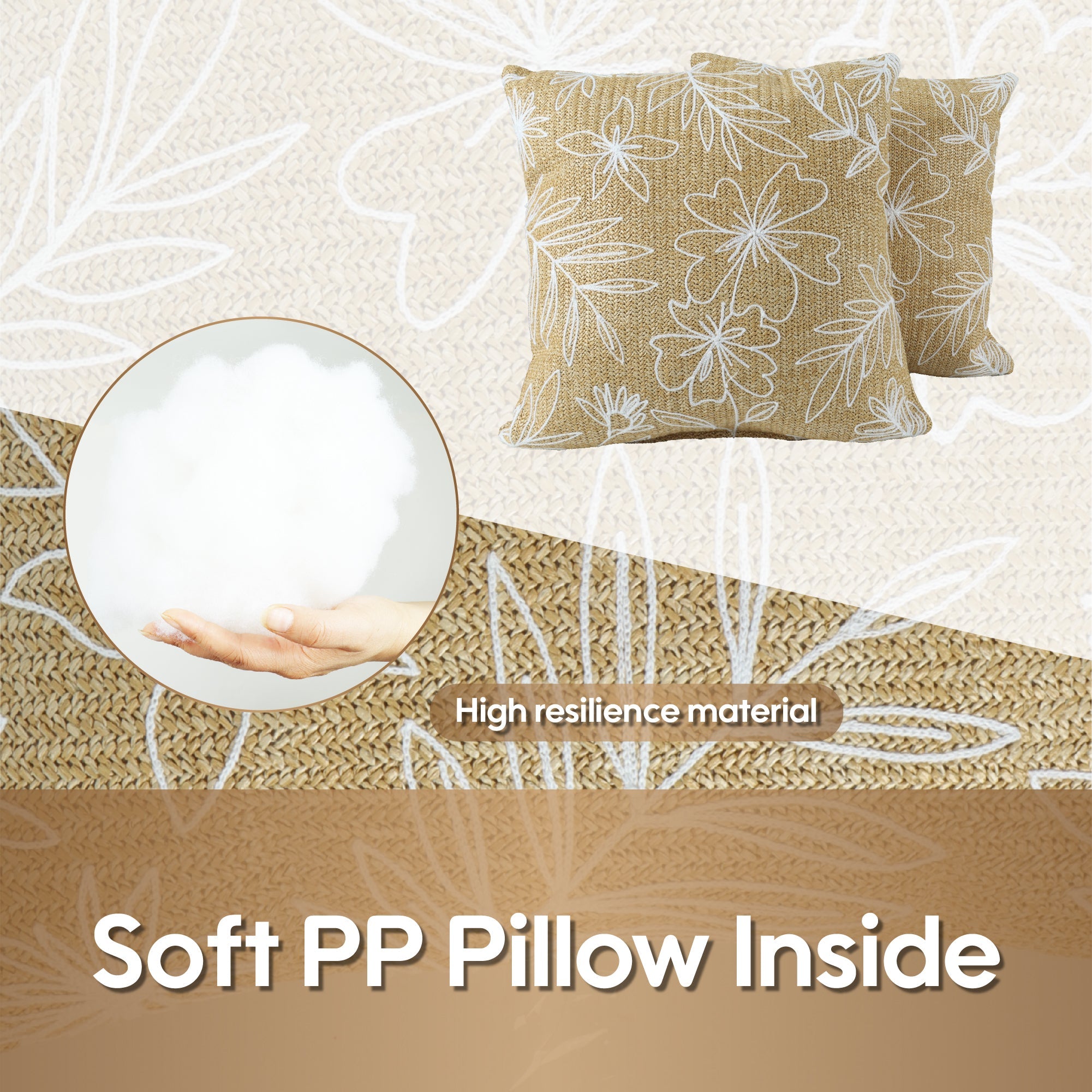 Outdoor/Indoor Throw Pillows - 2 Piece Set