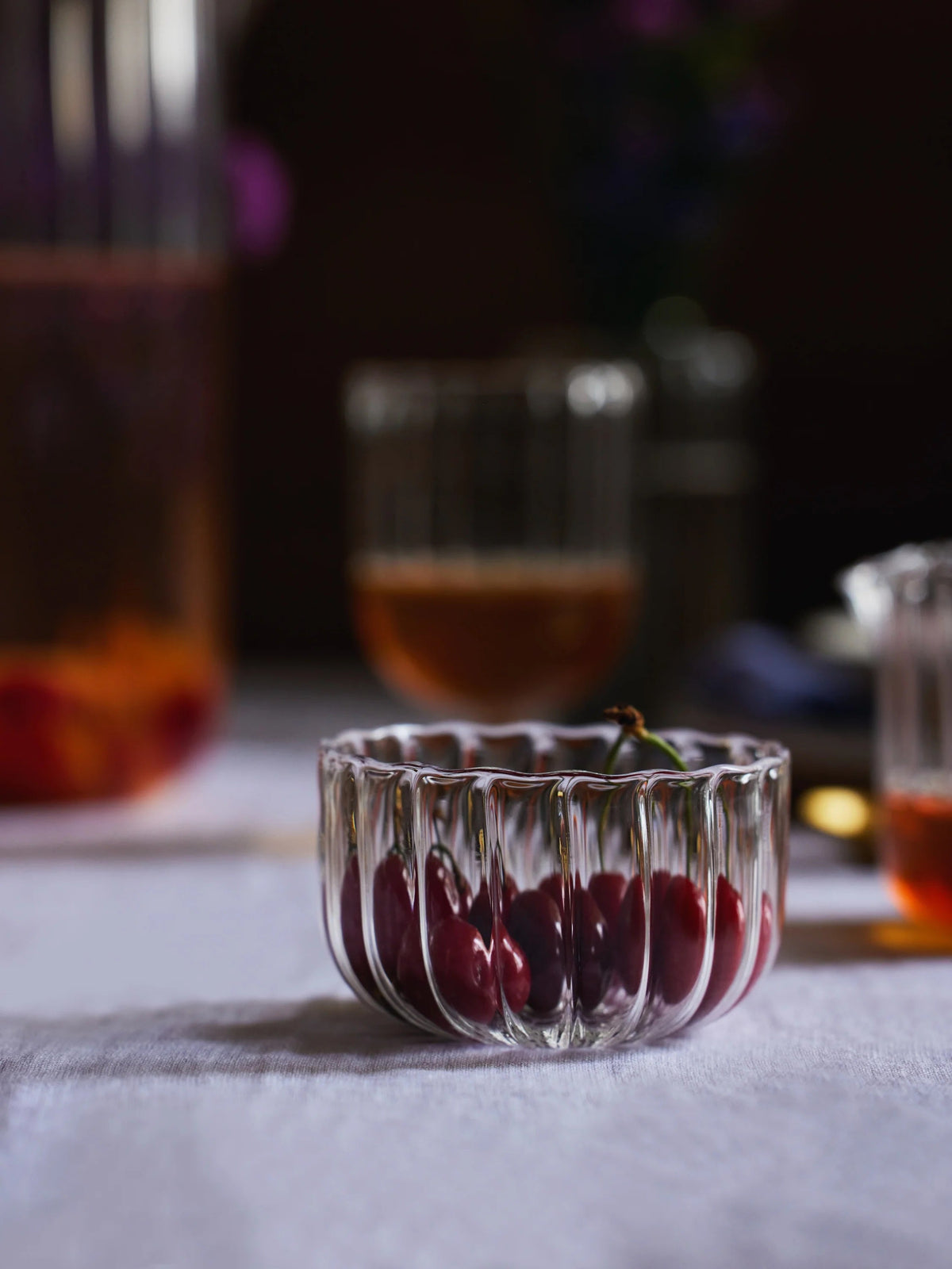 Kira Borosilicate Mouth- Blown Glass Bowls - Set of 2