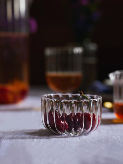 Kira Borosilicate Mouth- Blown Glass Bowls - Set of 2
