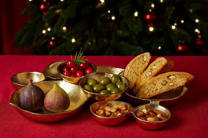 Cluster Decorative Bowls - Bright Gold/Brass
