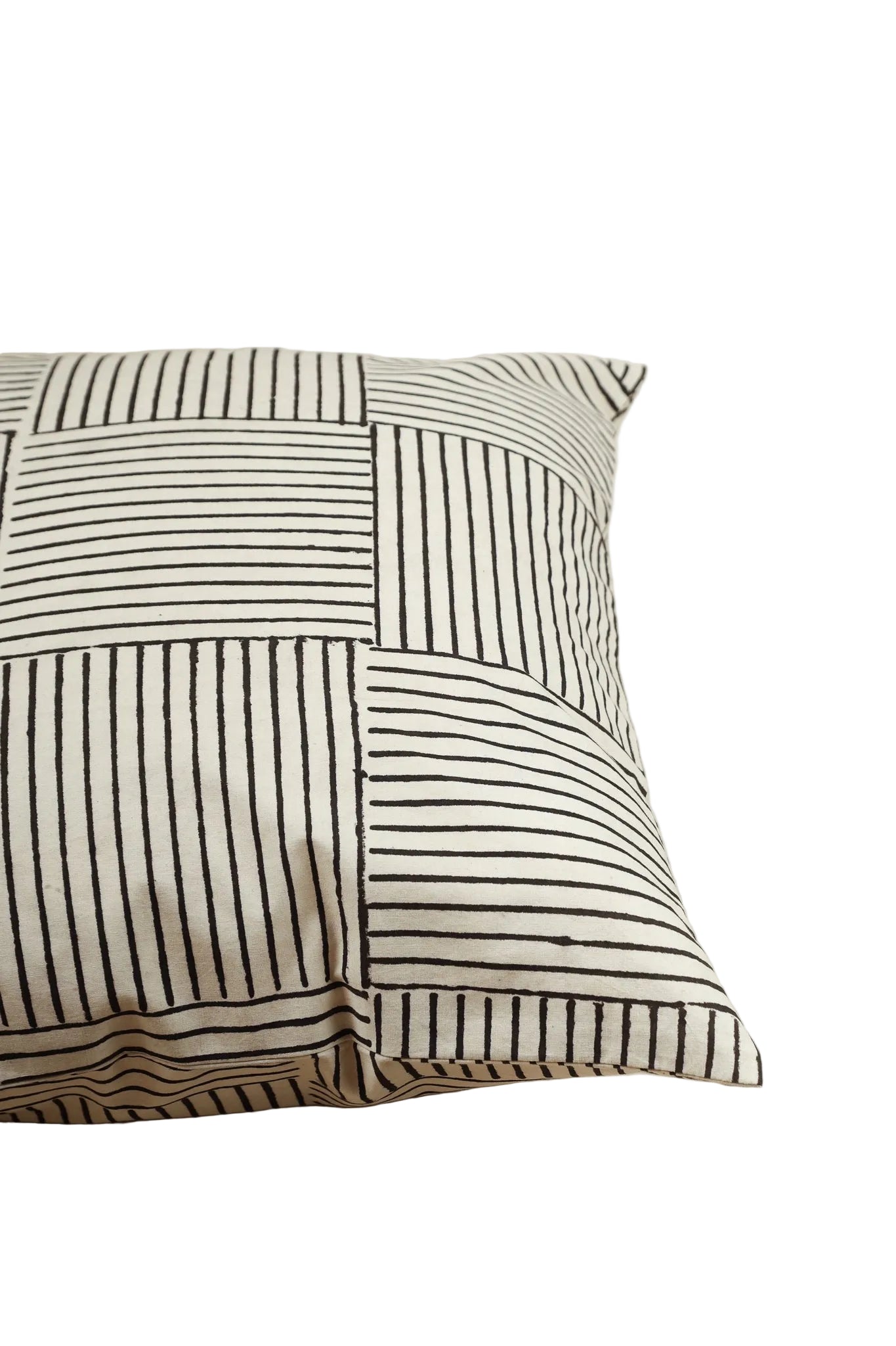 Desert Dunes Hand Block Print Pillow