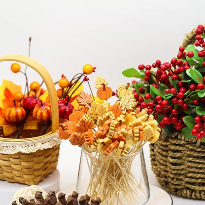 Fall Cocktail Picks - 100 Count, Assorted