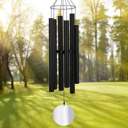 ASTARIN Deep Tone 45 Inch Wind Chime - Black