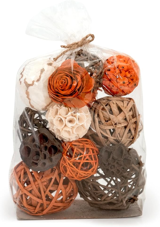 Decorative Vase Filler - Sunset Orange